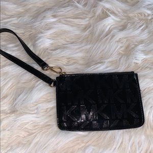 Black Michael Kors wristlet
